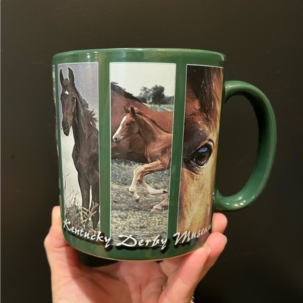 Kentucky Derby Museum Green Horse Mug Oversized Mug 24 oz.